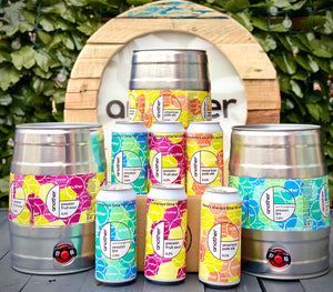 The full range of beers made by Another Beer. Including an American Pale, Session IPA and a Passion Fruit Sour. All available in cans and mini 5 litre kegs.